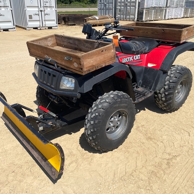 #1226 • 2003 Arctic Cat ATV with Winch and Plow (Sells with Bill of Sale Only)
