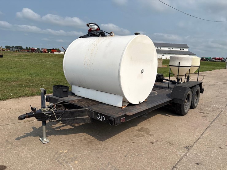 74”-x-16ft-flatbed-trailer-w/-fuel-barrel-image-4
