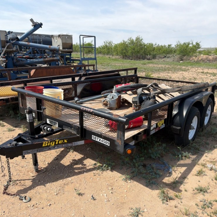 2015 BIG TEX T/A UTILITY TRAILER