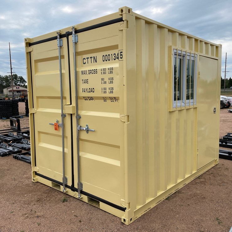 #5638 • 10' Storage Container Office (Mosinee, WI)