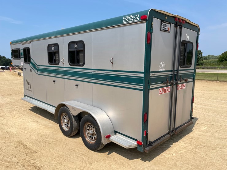 #103-•-1998-trailet-2-horse-trailer-with-overnight-package-(has-wi-title)-image-7