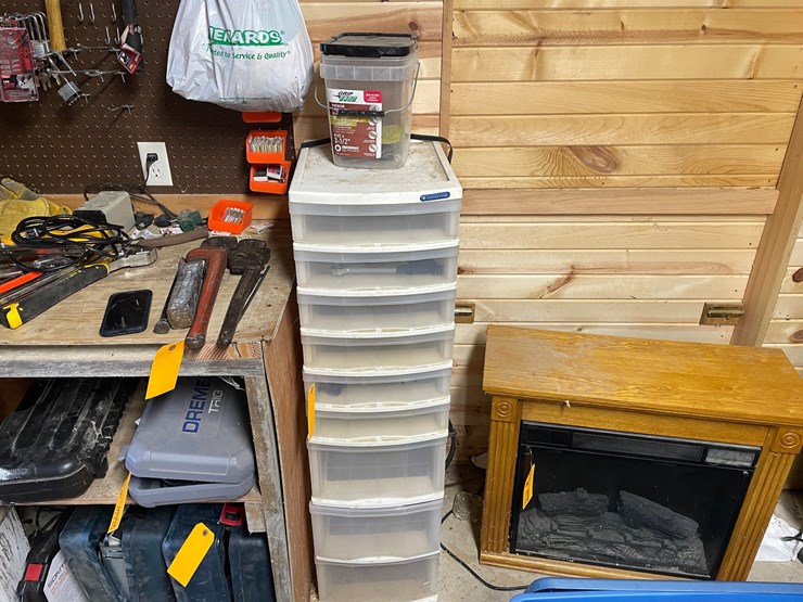 #10174-•-plastic-shelf-organize-and-contents-image-1