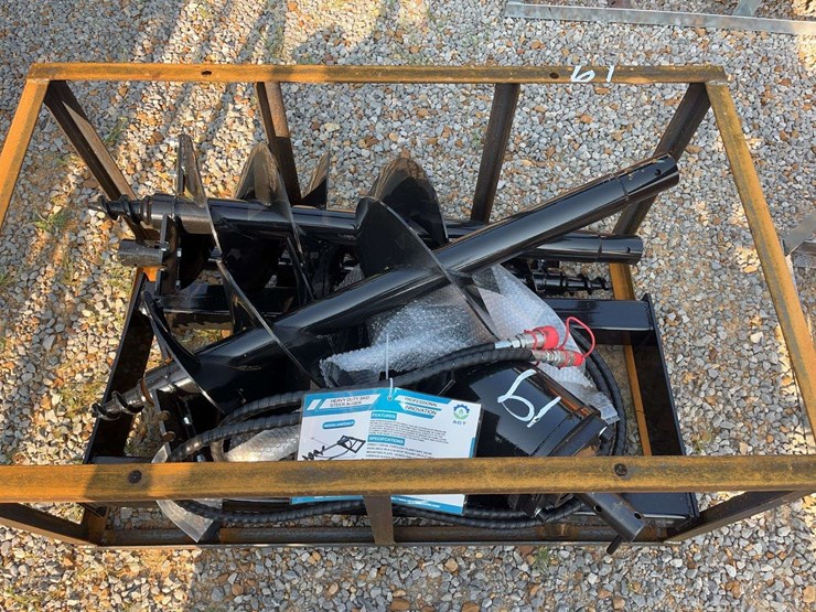mower-king-skid-steer-auger-and-(3)-bits-image-4