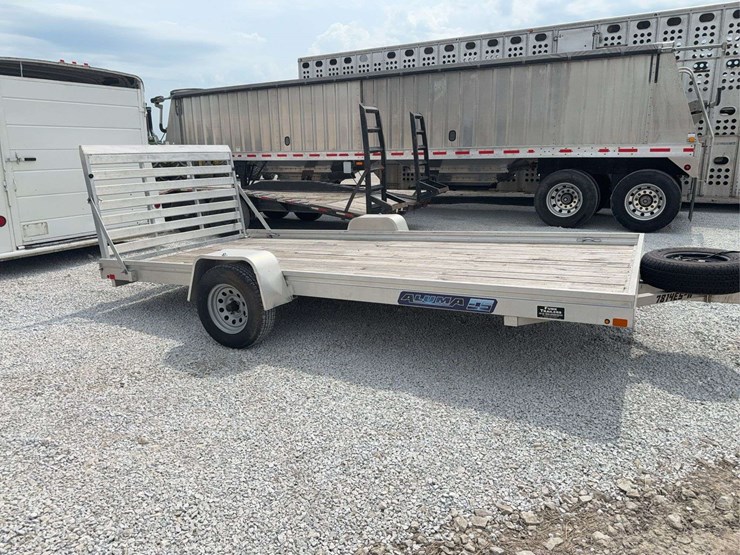 2019-aluma-single-axle-trailer,-w/fold-down-ramp,-wood-floor,-low-use,-model-7814es-w,-from-estate-vin-1ygus1413kb184718-image-5