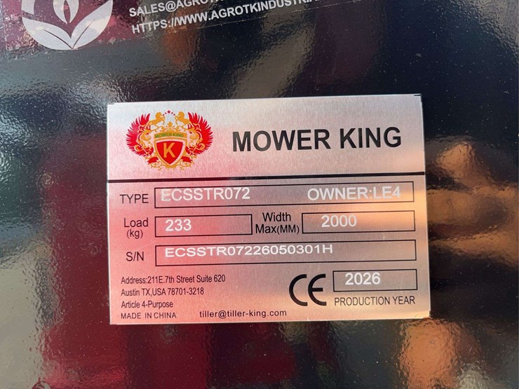 mower-king-skid-steer-rotary-tiller,-72"-image-2