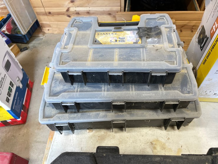 #10138-•-(3)-stanley-organizer-cases-with-drill-bits-image-3