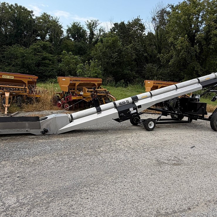 35' Convey-All 1635TLSS 16" Stainless Steel Belt Conveyor