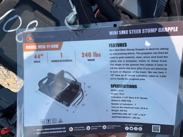 wolverine-mini-skid-steer-stump-grapple,-44"-image-2