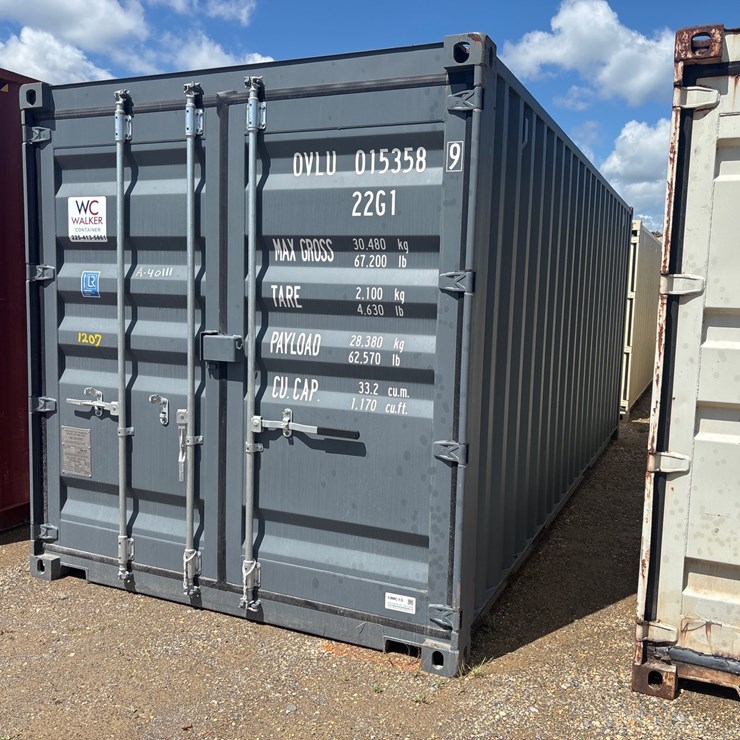 #1207 • 20 FT NEW ONE TRIP SHIPPING CONTAINER
