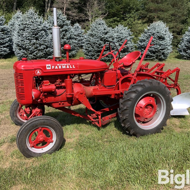 McCormick Farmall A 2WD Tractor W/Plow No. 87