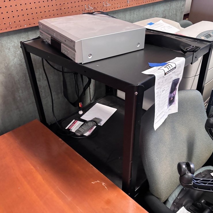 #177 • Cart with VCR/DVD player