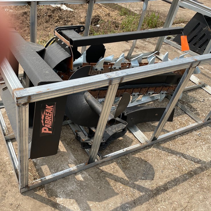#9768 • Pabreak Skid Steer Trencher Attachment