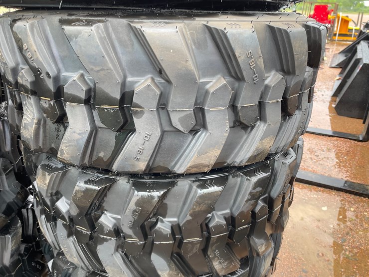 #14630-•-set-of-(4)-10-16.5-skid-steer-tires-(mosinee,-wi)-image-4