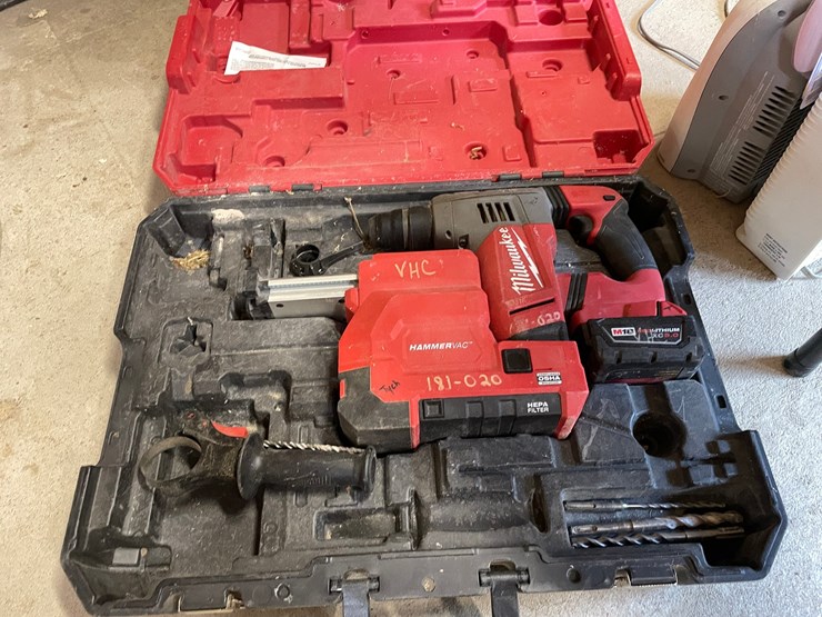 #10127-•-milwaukee-rotary-hammer-and-hammervac-image-1