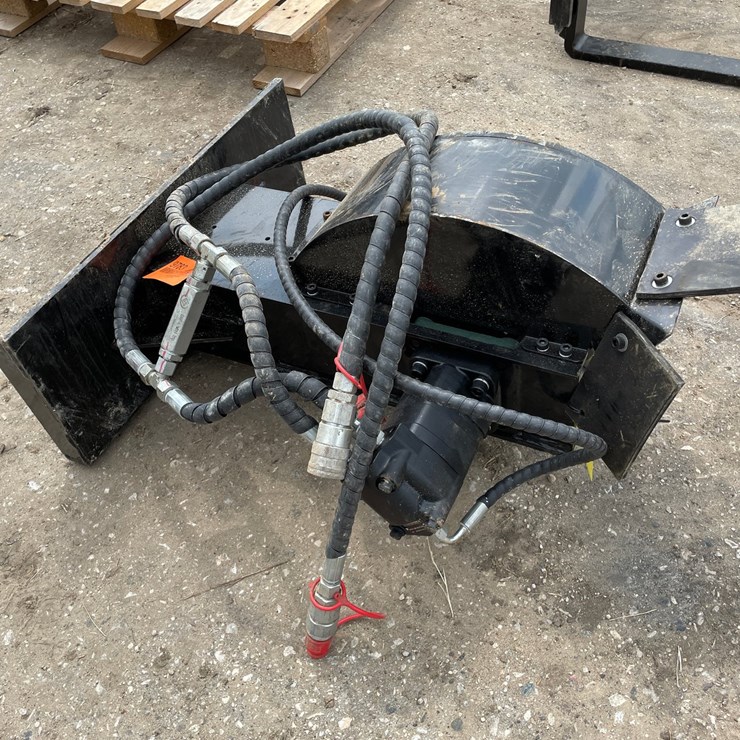 #9783 • Mini Skid Steer Stump Grinder Attachment