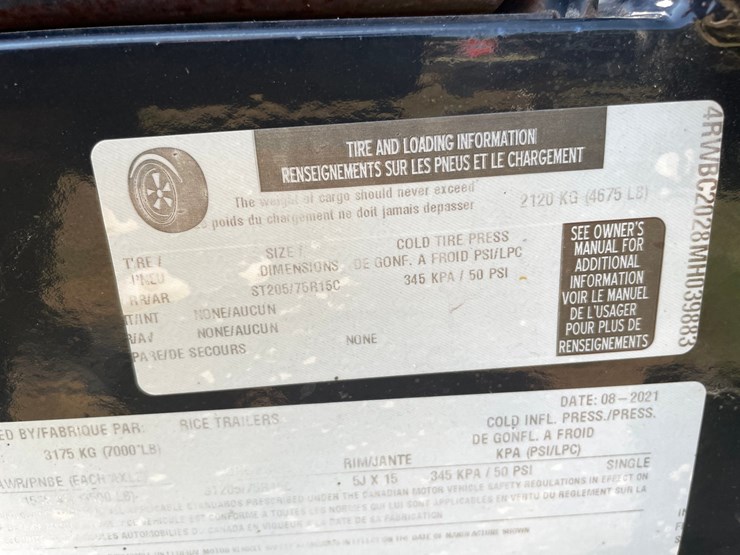 #7976-•-2021-rice-20'-flatbed-tandem-axle-trailer-(has-certificate-of-origin)-image-33