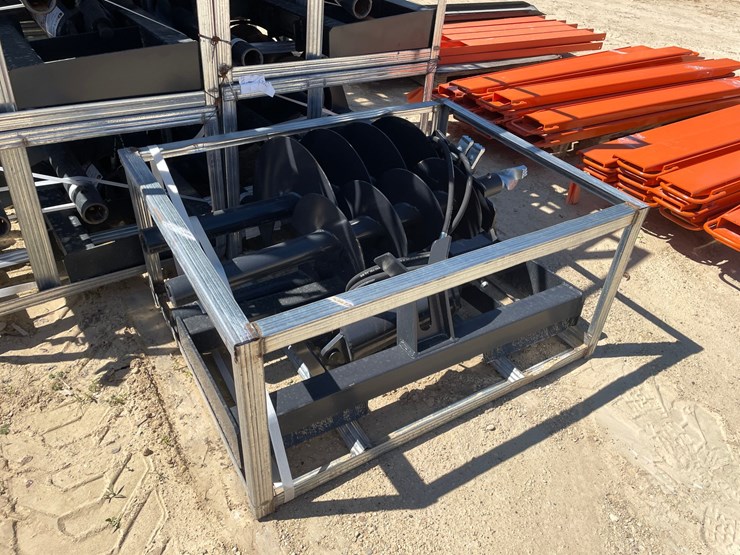 #2108-•-jct-skid-steer-mounted-hydraulic-auger-attachment-with-bits-image-3
