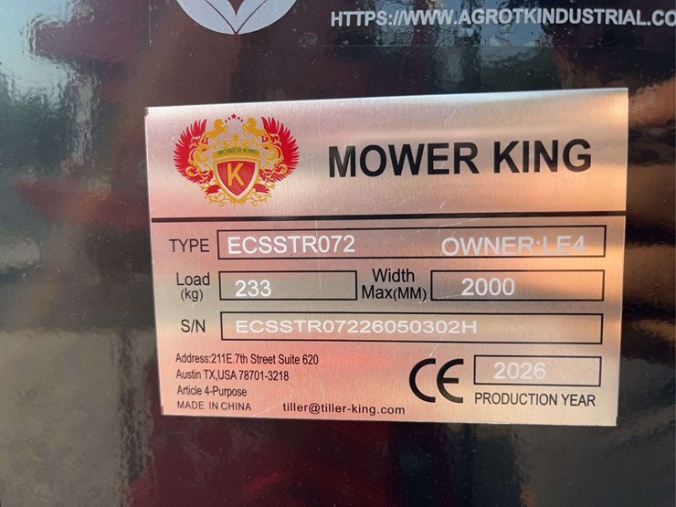 mower-king-skid-steer-rotary-tiller,-72"-image-2