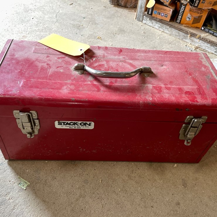 #10123 • Stack On Tool Box with Tools