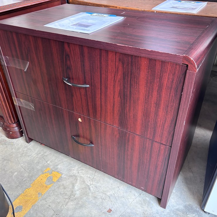 #204 • 2-dr Wooden Lateral File Cabinet