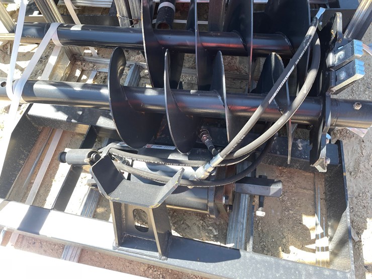 #2106-•-jct-skid-steer-mounted-hydraulic-auger-attachment-with-bits-image-6