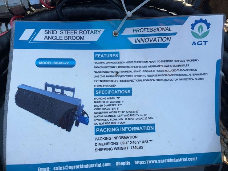 mower-king-skid-steer-angle-broom,-72"-image-2