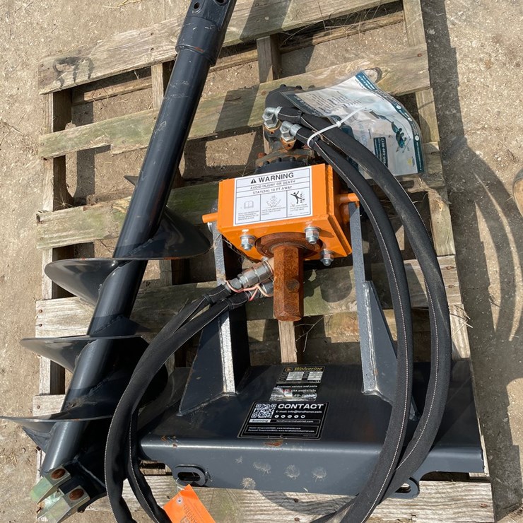 #9770 • Wolverine Mini Skid Steer Auger Drive and Bit Attachment