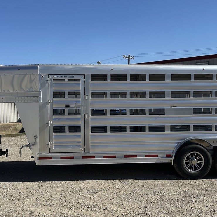 2025 Platinum 18' x 8" Livestock Trailer
