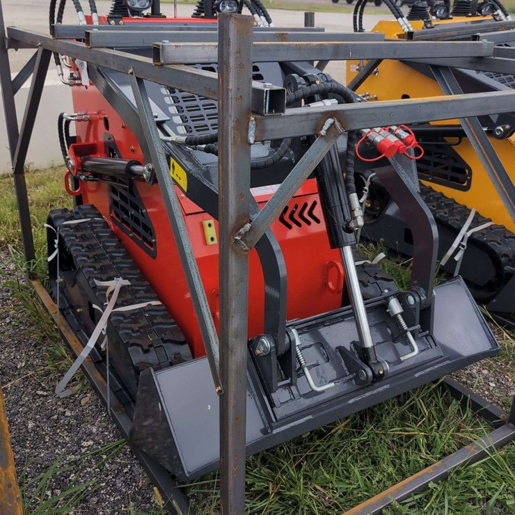ZJG Mini Skid Steer Loader ZJ-380 (RED) - 15HP