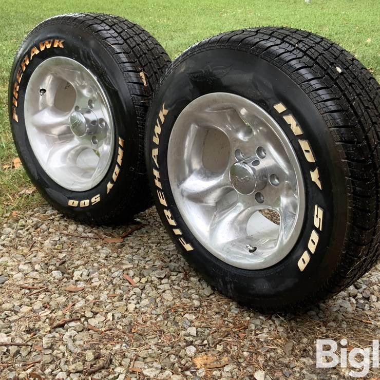 Firestone Firehawk Indy 500 P235/80R15 Tires & Rims