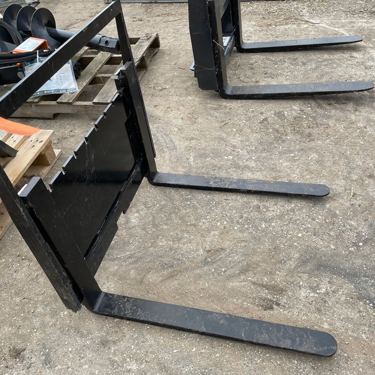 #9784 • Mini Skid Steer Pallet Fork Attachment