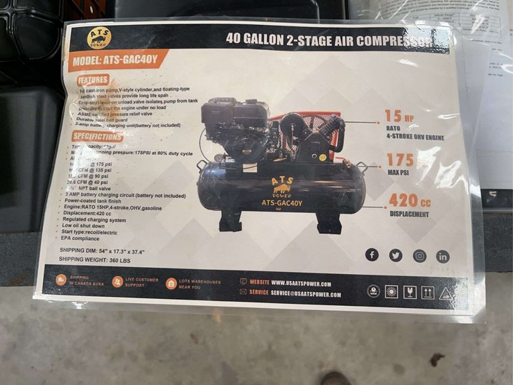ats-industrial-420cc-gasoline-engine-40-gal.-air-compressor-image-2