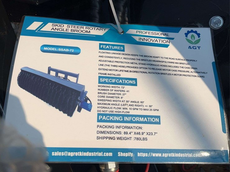 mower-king-skid-steer-angle-broom,-72"-image-2
