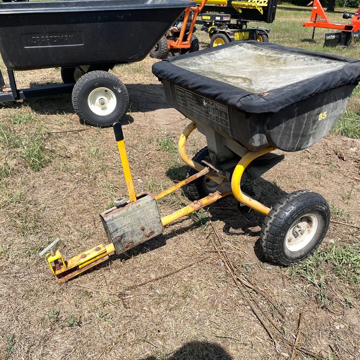 #7964 • Yardworks Towable Lawn Spreader