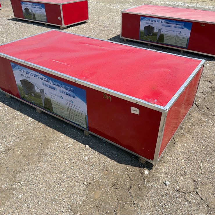 2026 SKLP SK-ZP20 ALL-STEEL GARAGE CARPORT (Unused)