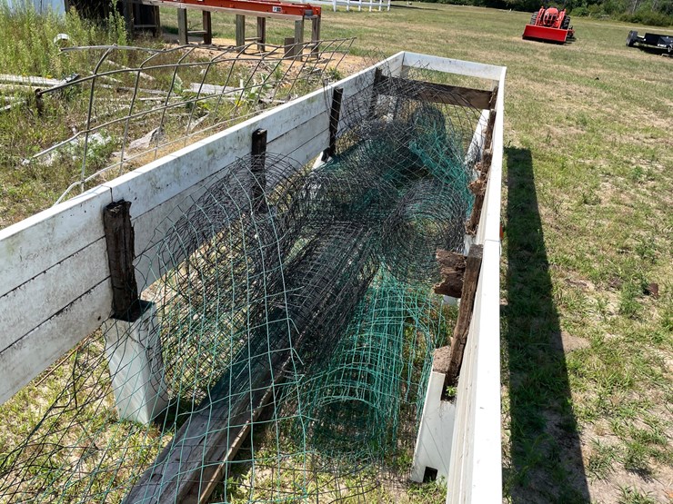 #7969-•-poly-raised-flower-bed-frame-with-rolls-of-wire-fencing-image-9