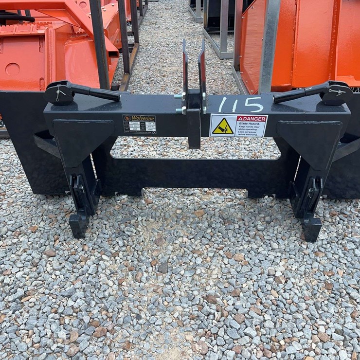 Skid Steer Quick Tach to 3 Pt. Quick Hitch
