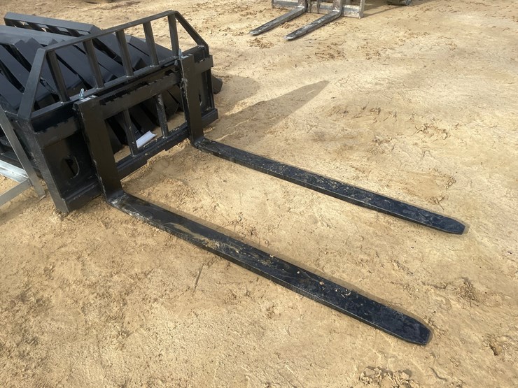 #2128-•-jct-skid-steer-mounted-pallet-fork-frame-with-60"-forks-image-2