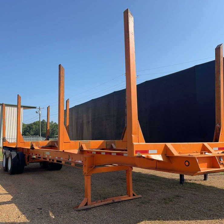 2004 BLONDIE 4 BOLSTER LOG TRAILER, 40'