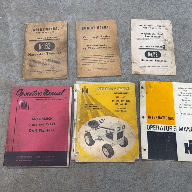 International Harvester Literature Lot Assortment