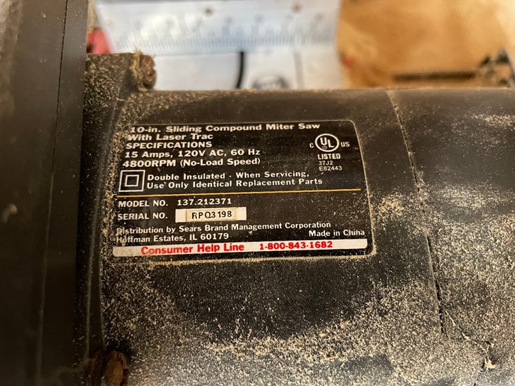 #10154-•-craftsman-laser-trac-miter-saw-image-7