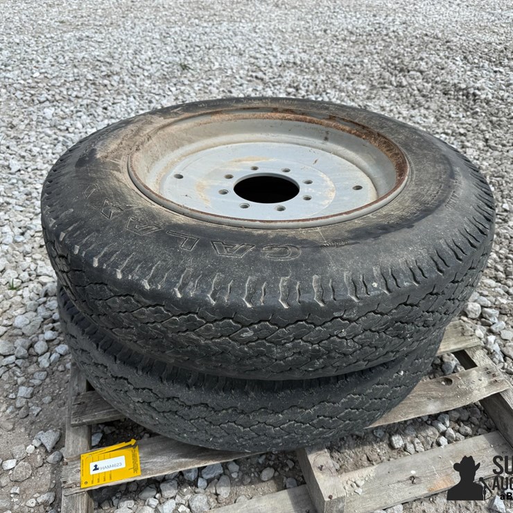 Galaxy 9-22.5 Tires On Kinze 8 Bolt Wheels (BID PER UNIT)