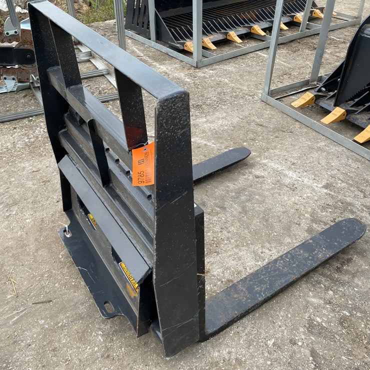 #9785 • Mini Skid Steer Pallet Fork Attachment