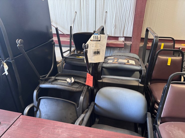 #155-•-chairs-stationary-(12-brown-&-11-mixed)---quanity-of-23-image-1