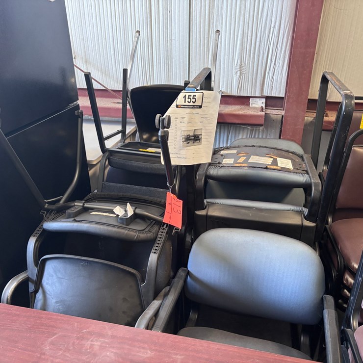 #155 • Chairs Stationary (12 brown & 11 mixed) - Quanity of 23