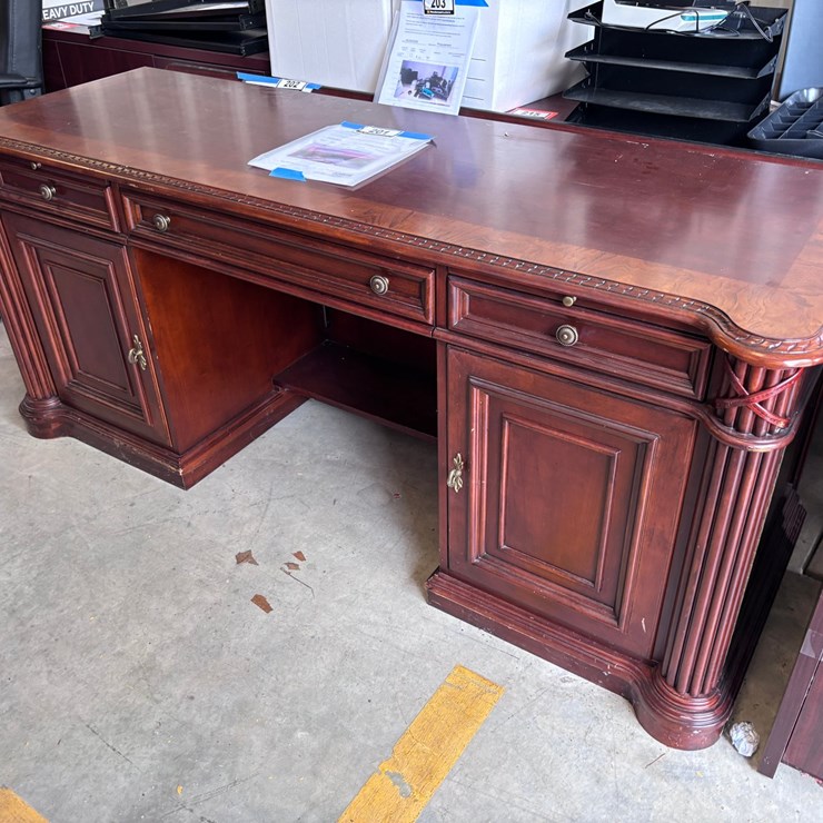 #201 • Wooden Executive Desk