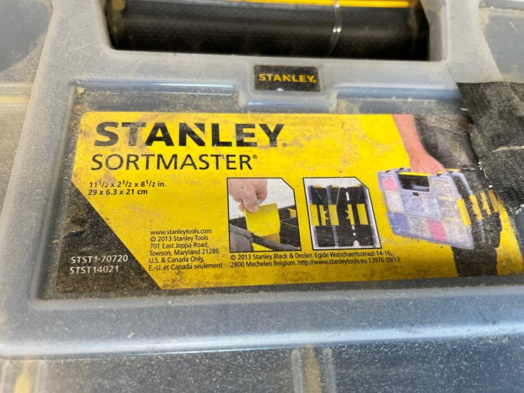 #10138-•-(3)-stanley-organizer-cases-with-drill-bits-image-7