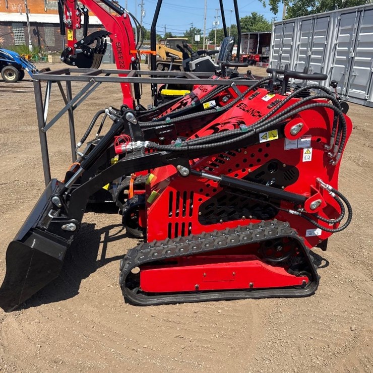 New SD LANCH Co Mini Stand-On Skidloader Model SSL60