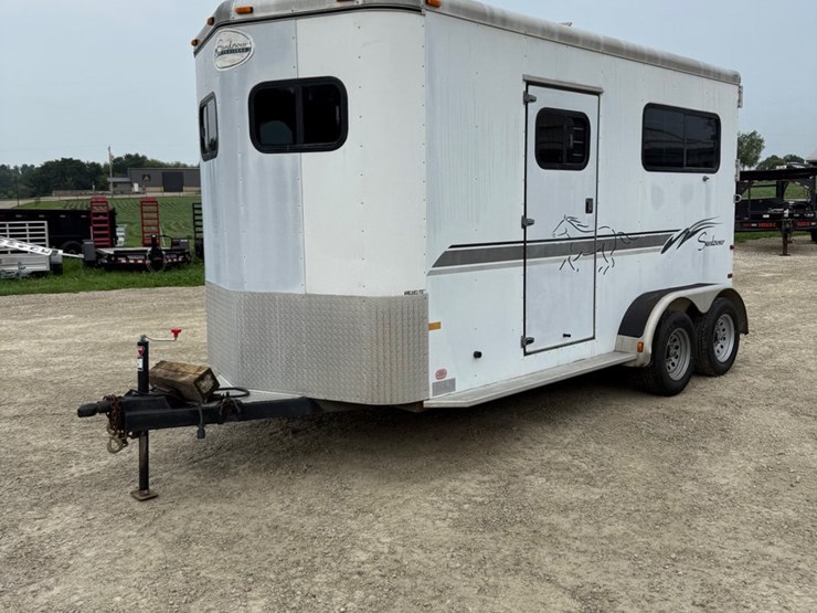 #423-•-2000-sundowner-horse-trailer-(il-title)-(helenville,-wi)-image-1