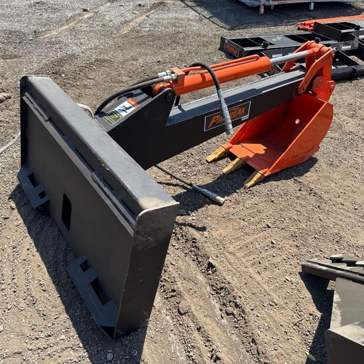 New PABREAK Co Hydraulic Skidloader Backhoe Attachment
